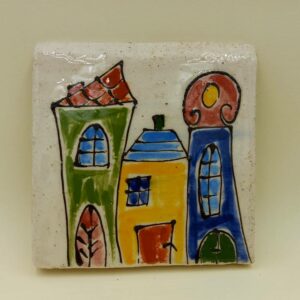 rekodzieło-plytka-ceramiczna-dekor-domki