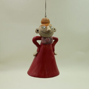 Ręcznie robiony dzwonek ceramiczny "Mała Mi"