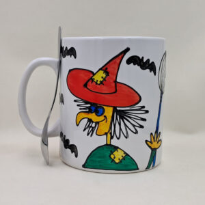 Ręcznie malowany, wielki kubek 900 ml "... Czarującej Kobiety"