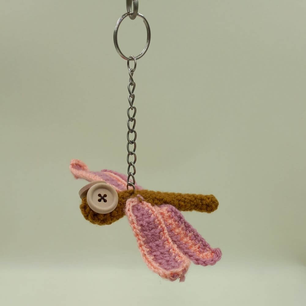 rekodzielo-brelok-szydelkowy-wazka 2