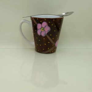 rekodzielo-kubek-330 ml-kwiaty-wisni