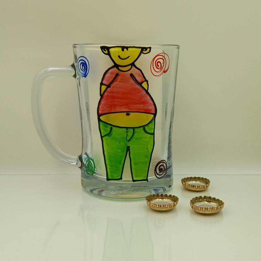 rekodzielo-kufel-szklany-600-ml-jestem-gruby