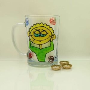 rekodzielo-kufel-szklany-600-ml-nie-jestem-leniwy