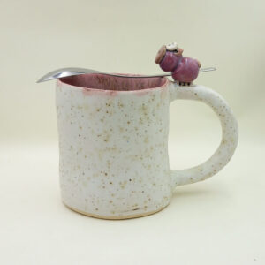 Ręcznie robiony kubek ceramiczny "Świnka"