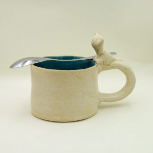 Ręcznie robiony kubek ceramiczny "Kotek"