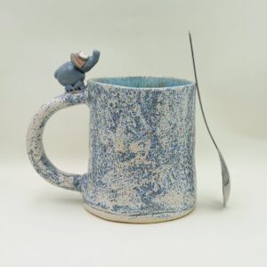 Ręcznie robiony kubek ceramiczny "Słonik"