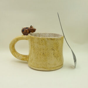 Ręcznie robiony kubek ceramiczny "Piesek"