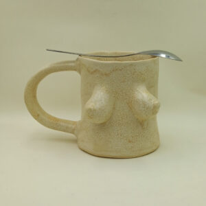 Ręcznie robiony kubek ceramiczny "Cycki I"