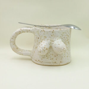 Ręcznie robiony kubek ceramiczny "Cycki"