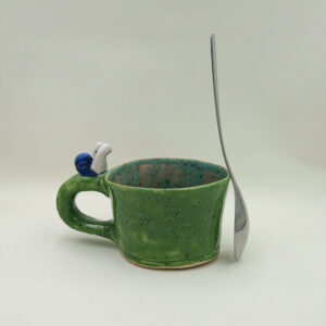 Ręcznie robiony kubek ceramiczny "Ślimaczek"