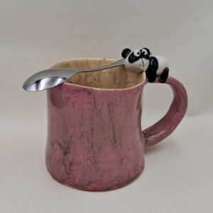 Ręcznie robiony kubek ceramiczny "Panda"