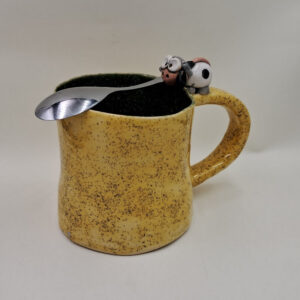 Ręcznie robiony kubek ceramiczny "Krówka"