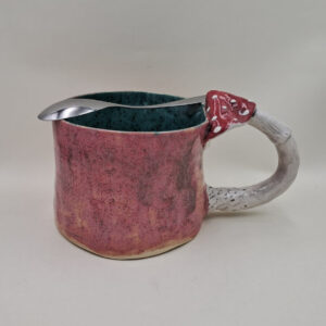 Ręcznie robiony kubek ceramiczny "Muchomor X"