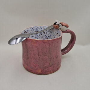 Ręcznie robiony kubek ceramiczny "Króliczek"