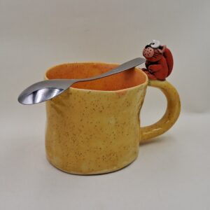 Ręcznie robiony kubek ceramiczny "Wiewiórka"